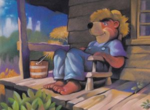 PoppyBearonPorch Poppy Bear on Porch by Walter Stanford