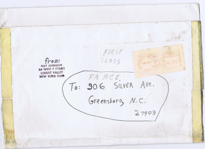 Ray envelope February 1977_1_1