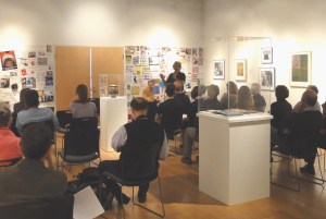 John Held presents on Mail Art