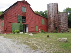 barn and silo