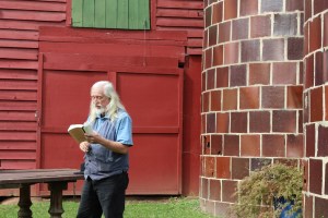 JDJ reads from Michael Rumaker at farm tour